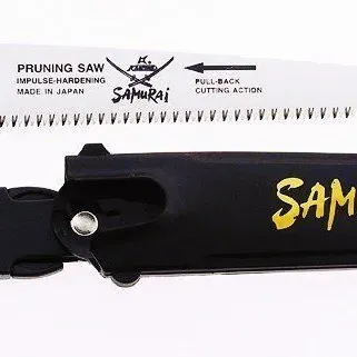 SAMURAI Χειροπρίονο Σταθερό με Ευθεία Λάμα Λεπτής Οδόντωσης 24 cm και θήκη ζώνης BGS-240-SH