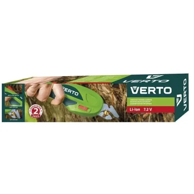 VERTO Ψαλίδι κλαδέματος επαναφορτιζόμενο 7.2V 52G300