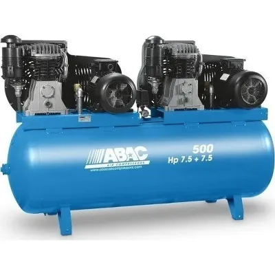 ABAC ΑΕΡΟΣΥΜΠΙΕΣΤΗΣ ΔΙΠΛΗΣ ΚΕΦΑΛΗΣ 500LT - 7.5HP + 7.5HP, PRO 5900B 500 T7,5 V400 4116020375