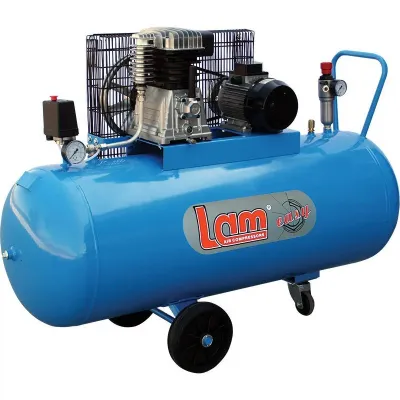 LAM 200/3T/EASY Αεροσυμπιεστής τροχήλατος με ιμάντα δικύλινδρος 200lt