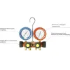 ROTHENBERGER ΚΑΣΕΣ ΜΑΝΟΜΕΤΡΩΝ 2 ΣΥΝΔΕΣΕΩΝ 1/4”  SAE  R22T,R134A,R407A,R404A -170501