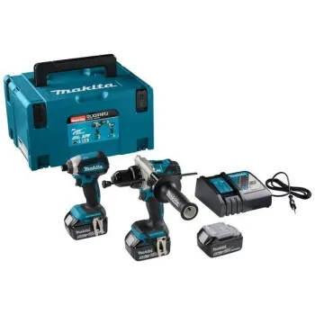 MAKITA DLX2418TJ ΣΕΤ 18V/5.0Ah DHP486+DTD153+3xBL1850B+DC18RC+MAKPAC  
