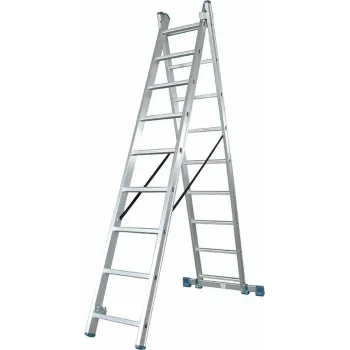 Bormann BHL5130 Διπλή Σκάλα Αλουμινίου 2x9 029694