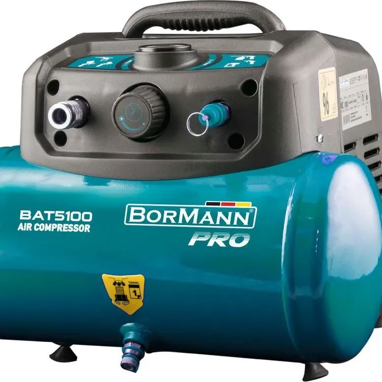 BORMANN PRO BAT5100 Αεροσυμπιεστής Oil-Less 1.5Hp-ΜΟΝΟΜΠΛΟΚ 035541