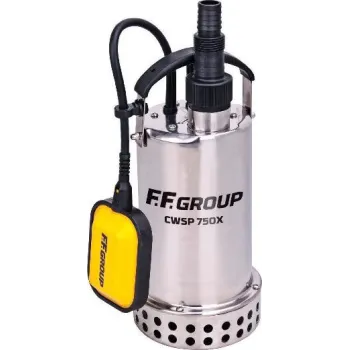 FF GROUP CWSP 750X ΑΝΤΛΙΑ ΥΠΟΒΡΥΧΙΑ ΟΜΒΡΙΩΝ ΥΔΑΤΩΝ ΑΝΟΞΕΙΔΩΤΗ ΜΕ ΦΛΟΤΕΡ 750W 43479