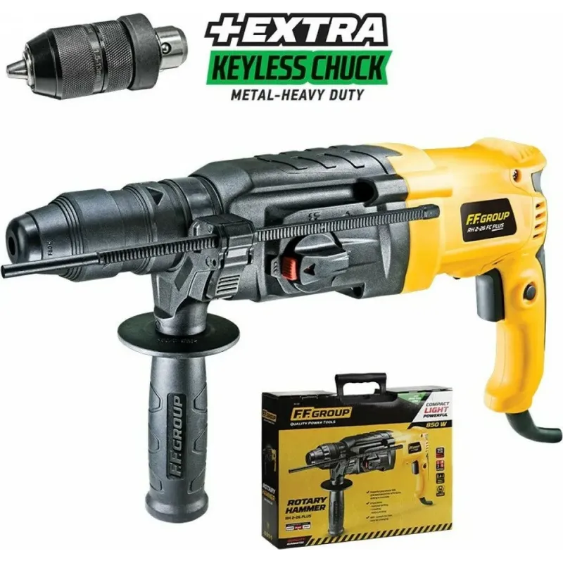 FF GROUP RH 2-26 FC PLUS ΠΕΡΙΣΤΡΟΦΙΚΟ ΠΙΣΤΟΛΕΤΟ 850W 45333