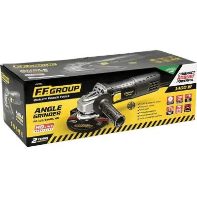 FF GROUP AG 125/1400C HD ΓΩΝΙΑΚΟΣ ΤΡΟΧΟΣ Φ125 1400W 45590