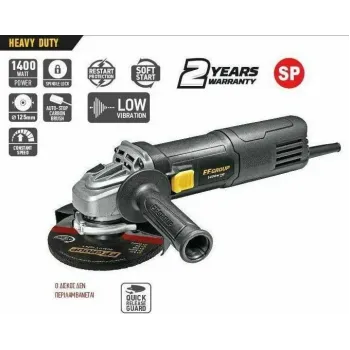 FF GROUP AG 125/1400C HD ΓΩΝΙΑΚΟΣ ΤΡΟΧΟΣ Φ125 1400W 45590