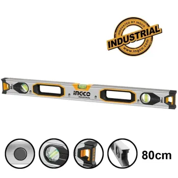 Ingco Επαγγελματικό Αλφάδι Μαγνητικό 80cm HSL38080M