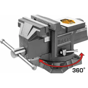 Ingco Μέγγενη Πάγκου Περιστρεφόμενη 150mm HBV086