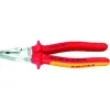 Knipex Πένσα Ίσια Ηλεκτρολόγου Μήκους 225mm 0206225