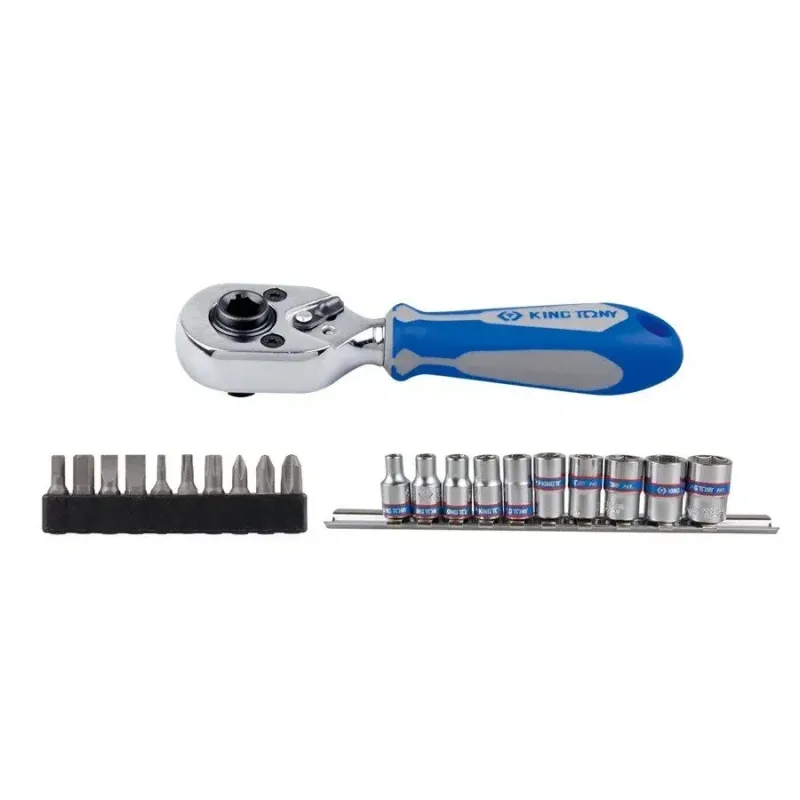 King Tony ΚΑΡΥΔΑΚΙΑ 1/4 ΣΕΤ ( 4-13) 22 ΤΕΜΑΧΙΑ +ΜΥΤΕΣ + ΚΑΣΤΑΝΙΑ 2501MR