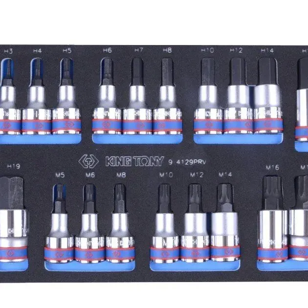 King Tony ΔΙΣΚΟΣ ΚΑΡΥΔΑΚΙΑ 1/2 ALLEN-TORX 19 ΤΕΜΑΧΙΑ 4129PRV