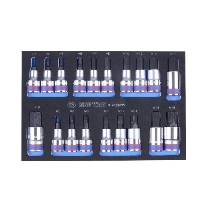 King Tony ΔΙΣΚΟΣ ΚΑΡΥΔΑΚΙΑ 1/2 ALLEN-TORX 19 ΤΕΜΑΧΙΑ 4129PRV