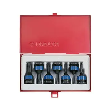 KING TONY ΚΑΣΕΤΙΝΑ ΚΑΡΥΔΑΚΙΑ ΑΕΡΟΣ TORX ΑΡΣΕΝΙΚΟ 1/2 T20-T60 7 ΤΕΜΑΧΙΑ 4417PP