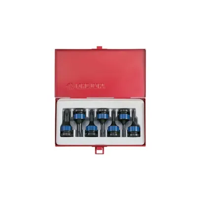 KING TONY ΚΑΣΕΤΙΝΑ ΚΑΡΥΔΑΚΙΑ ΑΕΡΟΣ TORX ΑΡΣΕΝΙΚΟ 1/2 T20-T60 7 ΤΕΜΑΧΙΑ 4417PP