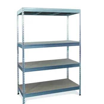 AR SHELVING ΡΑΦΙ ΜΕΤΑΛΛΙΚΟ ΜΕ 4 ΡΑΦΙΑ ΝΟΒΟΠΑΝ Π1200 X Β500 X Υ1760 300KG/ΡΑΦΙ 17612050