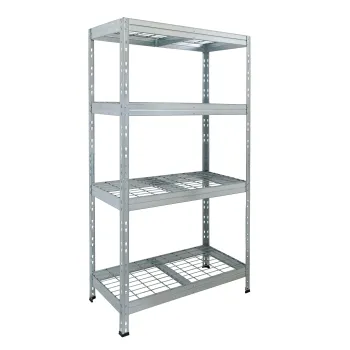 AR SHELVING ΡΑΦΙ ΜΕΤΑΛΛΙΚΟ ΜΕ 4 ΡΑΦΙΑ ΣΥΡΜΑΤΙΝΑ Π1200 X Β450 X Υ1800 300KG/ΡΑΦΙ 18012045