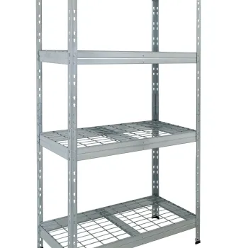 AR SHELVING ΡΑΦΙ ΜΕΤΑΛΛΙΚΟ ΜΕ 4 ΡΑΦΙΑ ΣΥΡΜΑΤΙΝΑ Π1200 X Β450 X Υ1800 300KG/ΡΑΦΙ 18012045