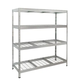 AR SHELVING ΡΑΦΙ ΜΕΤΑΛΛΙΚΟ ΜΕ 4 ΡΑΦΙΑ ΣΥΡΜΑΤΙΝΑ Π1500 X Β600 X Υ1800 400KG/ΡΑΦΙ 18015060