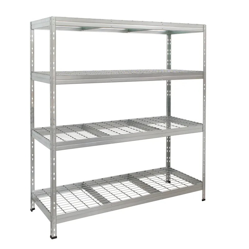 AR SHELVING ΡΑΦΙ ΜΕΤΑΛΛΙΚΟ ΜΕ 4 ΡΑΦΙΑ ΣΥΡΜΑΤΙΝΑ Π1500 X Β600 X Υ1800 400KG/ΡΑΦΙ 18015060