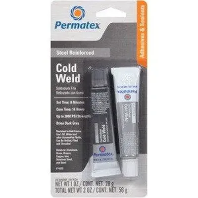 PERMATEX ΚΟΛΛΑ EPOXY ΜΕΤΑΛΛΩΝ  4-6MIN2 ΣΩΛΗΝΑΡΙΑ56GR P-14600