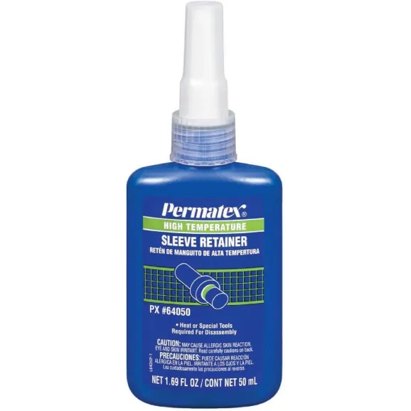 PERMATEX ΚΟΛΛΑ ΡΟΥΛ 640 Υ+ΘΕΡΜ.H.TEMP SLEEVE RET. 50ML P-64050