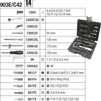 BETA Τρόλεϊ Εργαλείων Με Συλλογή 212 Εργαλείων B043002201
