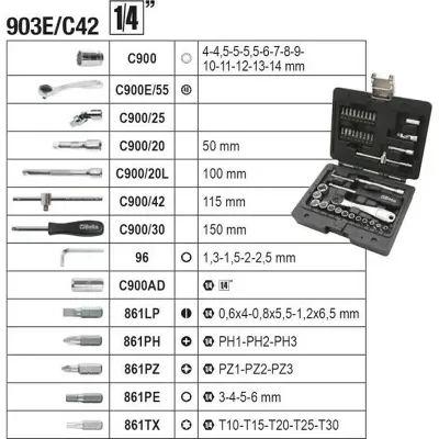 BETA Τρόλεϊ Εργαλείων Με Συλλογή 212 Εργαλείων B043002201