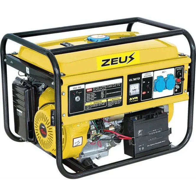 Zeus  Βενζινοκίνητη Ηλεκτρογεννήτρια GS6515EV