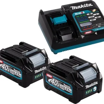 MAKITA ΣΕΤ 2 ΜΠΑΤΑΡΙΕΣ 40V/2.5AH ΚΑΙ ΦΟΡΤΙΣΤΗΣ 191J81-6