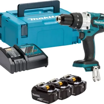 Makita Κρουστικό Δραπανοκατσάβιδο Μπαταρίας 18V 3x5Ah DHP481RT3J