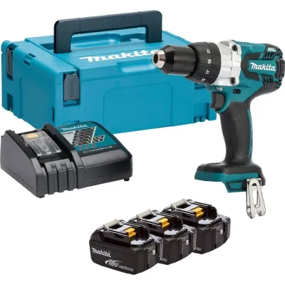 Makita Κρουστικό Δραπανοκατσάβιδο Μπαταρίας 18V 3x5Ah DHP481RT3J