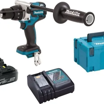 Makita Κρουστικό Δραπανοκατσάβιδο Μπαταρίας 18V 2x5Ah DHP481RTJ