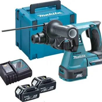 Makita Κρουστικό Σκαπτικό Μπαταρίας 18V με SDS Plus DHR242RTJ