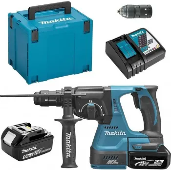 Makita Κρουστικό Σκαπτικό Μπαταρίας 18V DHR243RTJ