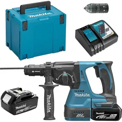 Makita Κρουστικό Σκαπτικό Μπαταρίας 18V DHR243RTJ