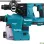 Makita Κρουστικό Σκαπτικό Μπαταρίας 18V με SDS Plus DHR283ZWJU
