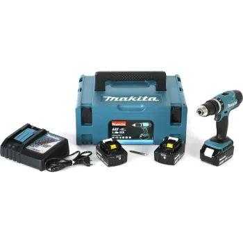 Makita Κρουστικό Δραπανοκατσάβιδο Μπαταρίας 18V 3x3Ah DHP453RF3J 