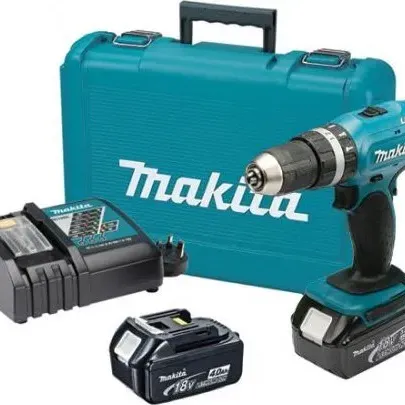 Makita Κρουστικό Δραπανοκατσάβιδο Μπαταρίας 18V 2x3Ah DHP453RFE 