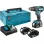 Makita Κρουστικό Δραπανοκατσάβιδο Μπαταρίας 18V 3x3Ah DHP485RF3J 