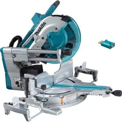 Makita Δισκοπρίονο Πάγκου Ράντιαλ για ξύλο 350mm BL Motor AWS Solo DLS211ZU
