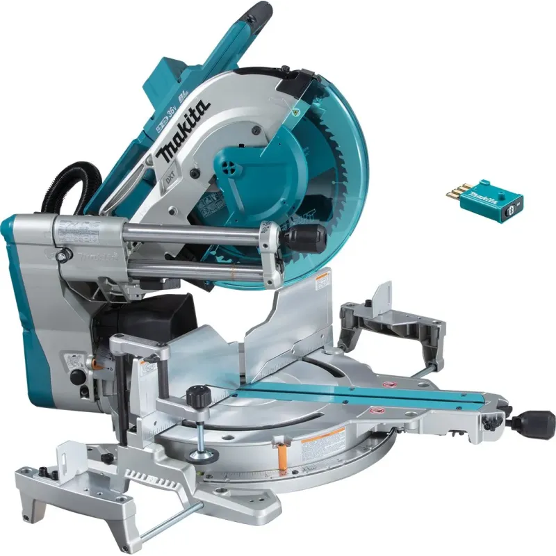 Makita Δισκοπρίονο Πάγκου Ράντιαλ για ξύλο 350mm BL Motor AWS Solo DLS211ZU
