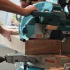 Makita Δισκοπρίονο Πάγκου Ράντιαλ για ξύλο 350mm BL Motor AWS Solo DLS211ZU