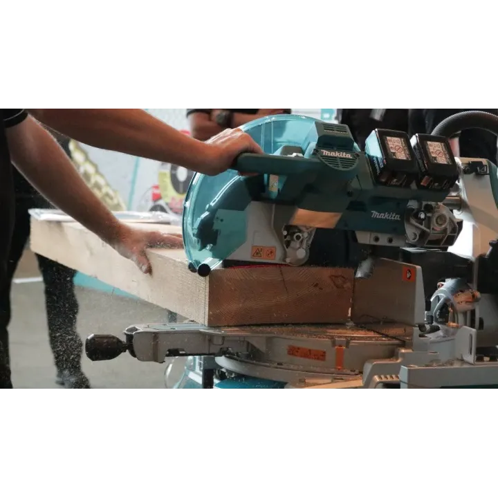 Makita Δισκοπρίονο Πάγκου Ράντιαλ για ξύλο 350mm BL Motor AWS Solo DLS211ZU