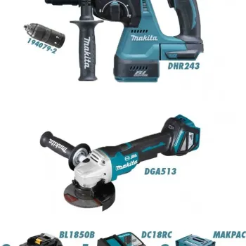 MAKITA KIT ΕΡΓΑΛΕΙΩΝ ΜΠΑΤΑΡΙΑΣ DLX2256TJ1