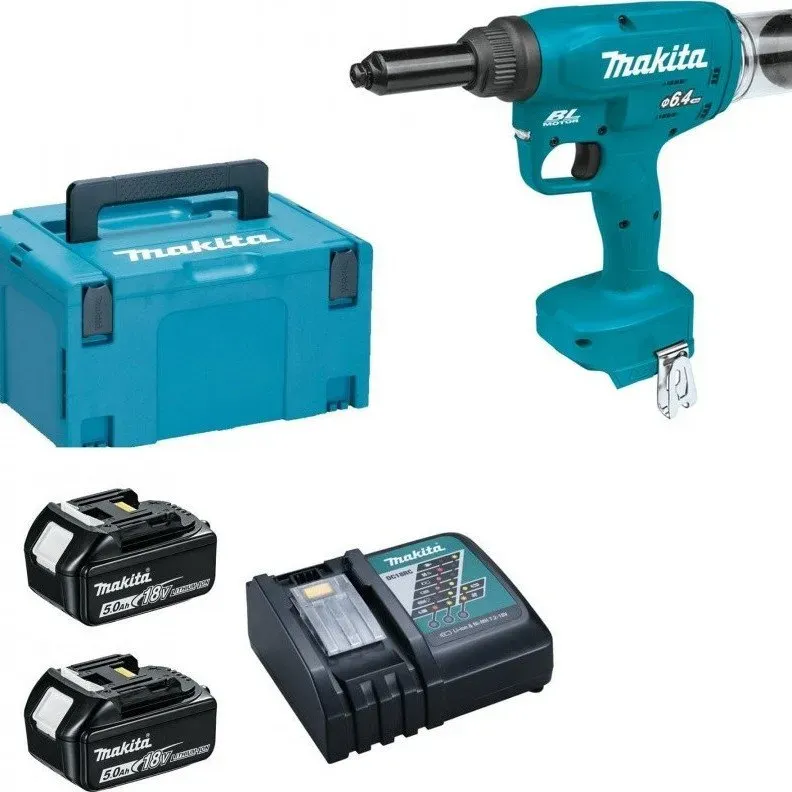 MAKITA ΠΡΙΤΣΙΝΑΔΟΡΟΣ 18V BL MOTOR ΜΕ ΜΠΑΤΑΡΙΕΣ ΚΑΙ ΤΑΧΥΦΟΡΤΙΣΤΗ ΣΕ MAKPAC DRV250RTJ