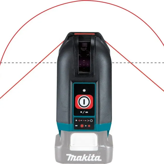 MAKITA ΓΡΑΜΜΙΚΟ LASER 2ΓΡΑΜΜΩΝ 10.8V ΚΟΚΚΙΝΟ SK105DZ