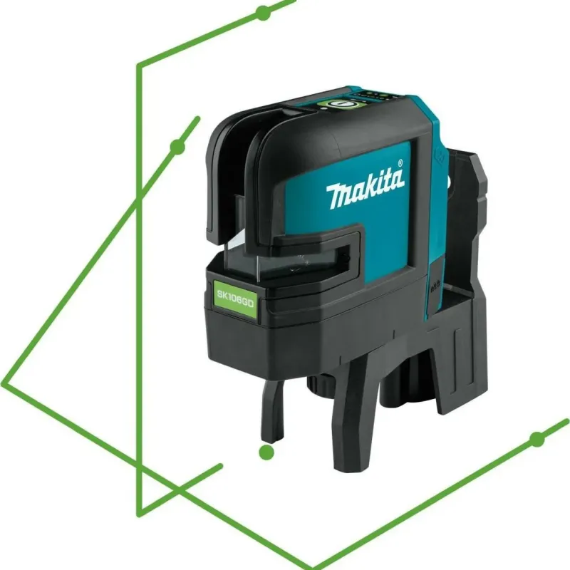 MAKITA ΓΡΑΜΜΙΚΟ LASER 2 ΓΡΑΜΜΩΝ - 4 ΣΗΜΕΙΩΝ 10.8V ΠΡΑΣΙΝΟ SK106GDZ
