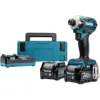 Makita Παλμικό Κατσαβίδι Μπαταρίας 40V 2x4Ah TD001GM201